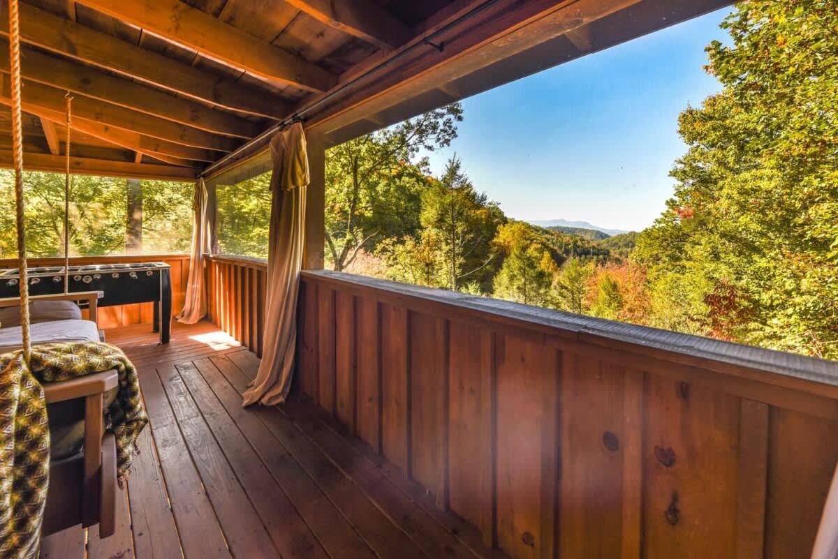 סביירוויל Nice View Fireplace, Hot Tub, Porch Bed, Private מראה חיצוני תמונה